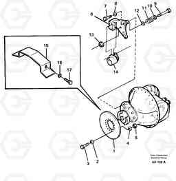 22673 Parking brake L330C SER NO 60188-, Volvo Construction Equipment