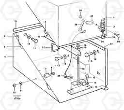 65908 Battery box with fitting parts L330C SER NO 60188-, Volvo Construction Equipment