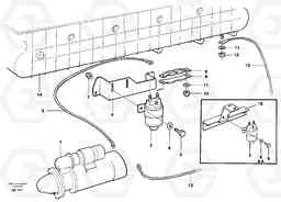 15771 Pre-heater with fitting parts L330C SER NO 60188-, Volvo Construction Equipment