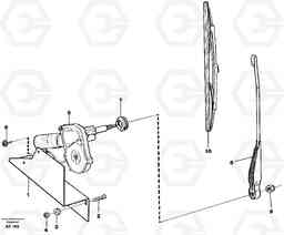 84428 Windshield wiper, rear L330C SER NO 60188-, Volvo Construction Equipment