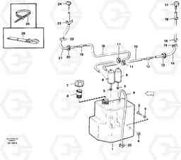 15787 Windscreen washer. L330C SER NO 60188-, Volvo Construction Equipment