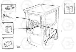 55439 Cable harnesses, cab L330C SER NO 60188-, Volvo Construction Equipment