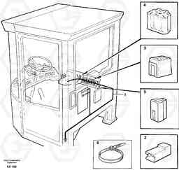 54254 Cable harnesses, cab L330C SER NO 60188-, Volvo Construction Equipment