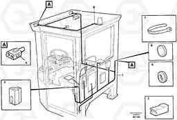 54257 Cable harnesses, cab L330C SER NO 60188-, Volvo Construction Equipment