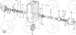 20449 Clutch shaft,2nd & 4th L330C SER NO 60188-, Volvo Construction Equipment