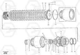 57679 Clutch drum, Forward & reverse L330C SER NO 60188-, Volvo Construction Equipment