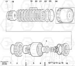 57680 Clutch drum, First & second L330C SER NO 60188-, Volvo Construction Equipment