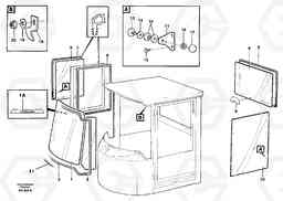 22089 Glass panes L330C SER NO 60188-, Volvo Construction Equipment