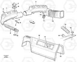 47162 Air ducts L330C SER NO 60188-, Volvo Construction Equipment