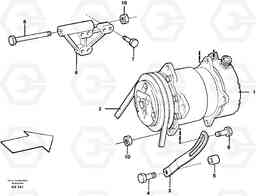 54284 Compressor, assembly L330C SER NO 60188-, Volvo Construction Equipment