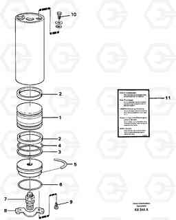 100776 Accumulator L330C SER NO 60188-, Volvo Construction Equipment