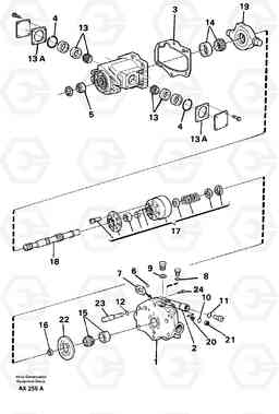 58877 Hydraulic pump L330C SER NO 60188-, Volvo Construction Equipment