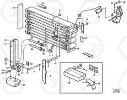 57780 Evaporator, assembly L330C SER NO 60188-, Volvo Construction Equipment