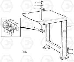 24973 Roll-over bar L330C SER NO 60188-, Volvo Construction Equipment