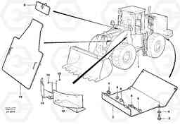 57176 Protecting plate L330C SER NO 60188-, Volvo Construction Equipment