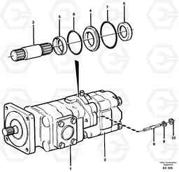 51252 Transmission pump L330C SER NO 60188-, Volvo Construction Equipment