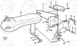 22091 Cdc-steering, armrest, mounting L330C SER NO 60188-, Volvo Construction Equipment