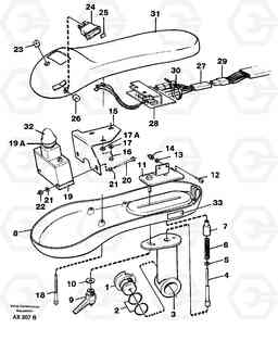 24972 Armrest L330C SER NO 60188-, Volvo Construction Equipment