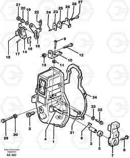 29044 Regulator cover L330C SER NO 60188-, Volvo Construction Equipment