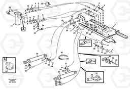 80751 Steering system. Lines, Control valve-cylinders L330C SER NO 60188-, Volvo Construction Equipment