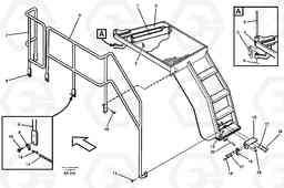 16373 Swing out rear mudguards L330C SER NO 60188-, Volvo Construction Equipment