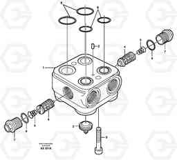 23874 Valve housing L330C SER NO 60188-, Volvo Construction Equipment