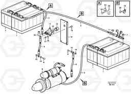 15765 Battery cable and main switch L330C SER NO 60188-, Volvo Construction Equipment