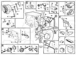 55754 Cable harnesses, rear L330C SER NO 60188-, Volvo Construction Equipment