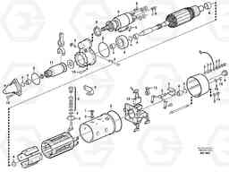 20717 Starter motor L330C SER NO 60188-, Volvo Construction Equipment