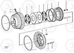 10699 Parking brake L220D SER NO 1001-, Volvo Construction Equipment