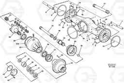 79059 Planet shaft, rear L220D SER NO 1001-, Volvo Construction Equipment