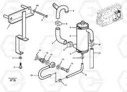 84928 Crankcase ventilation L220D SER NO 1001-, Volvo Construction Equipment