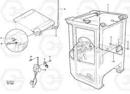 104333 Voltage converter and cable harness for radio. L220D SER NO 1001-, Volvo Construction Equipment
