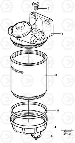 2669 Water separator L120D, Volvo Construction Equipment