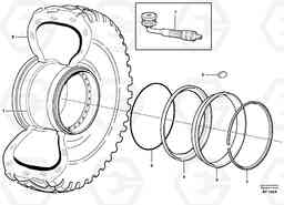 85554 Wheels L220D SER NO 1001-, Volvo Construction Equipment