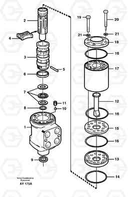 29810 Steering unit L220D SER NO 1001-, Volvo Construction Equipment