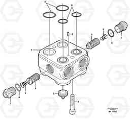 29811 Valve housing L220D SER NO 1001-, Volvo Construction Equipment