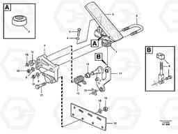 81832 Pedal L220D SER NO 1001-, Volvo Construction Equipment