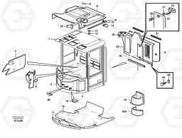 68416 Insulating matting L220D SER NO 1001-, Volvo Construction Equipment