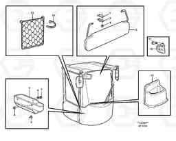 24098 Interior components L220D SER NO 1001-, Volvo Construction Equipment