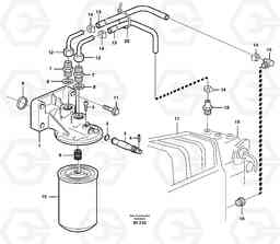 31981 Coolant filter. L220D SER NO 1001-, Volvo Construction Equipment