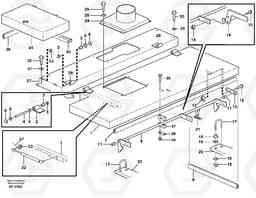 92426 Engine cover L220D SER NO 1001-, Volvo Construction Equipment