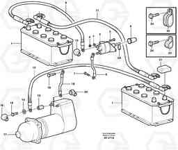 34680 Battery cable and main switch L220D SER NO 1001-, Volvo Construction Equipment
