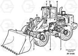 22425 Product identification plate L220D SER NO 1001-, Volvo Construction Equipment