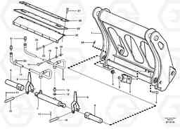 47907 Tool bar. L220D SER NO 1001-, Volvo Construction Equipment