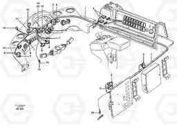 57581 Cable harness, panel L220D SER NO 1001-, Volvo Construction Equipment
