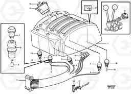 57584 Cable harnesses, servo valve. L220D SER NO 1001-, Volvo Construction Equipment