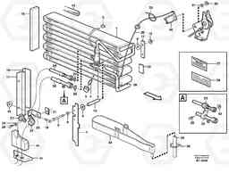 57789 Evaporator for cooling agent R134a with fitting parts. L220D SER NO 1001-, Volvo Construction Equipment