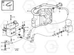 47732 Differential lock, hydraulic line. L220D SER NO 1001-, Volvo Construction Equipment