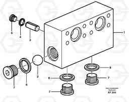 24205 Check valve L220D SER NO 1001-, Volvo Construction Equipment